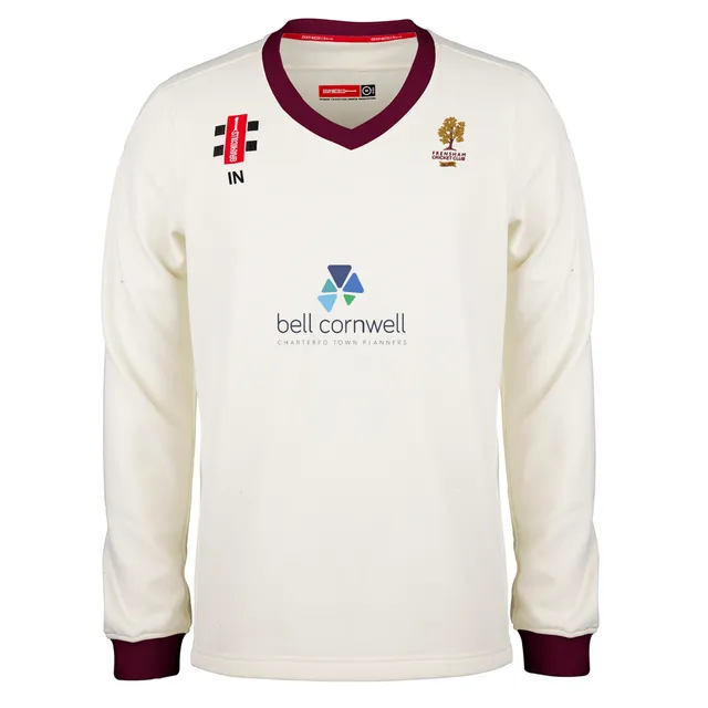 gray-nicolls-pro-performance-maglione-match-senior-ivory-maroon-frensham-cc image 1