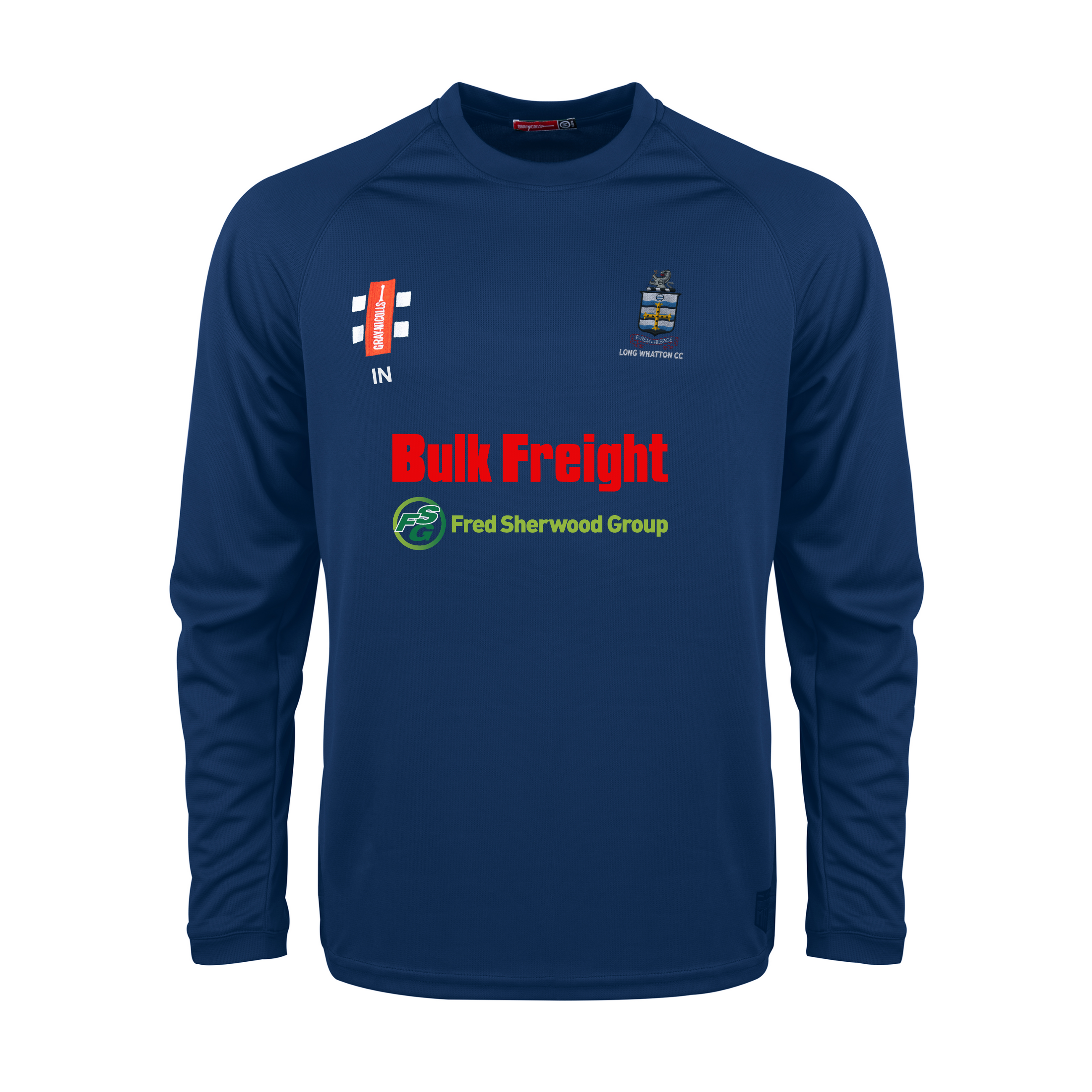 gray-nicolls-matrix-v2-maglia-manica-lunga-junior-navy image 1