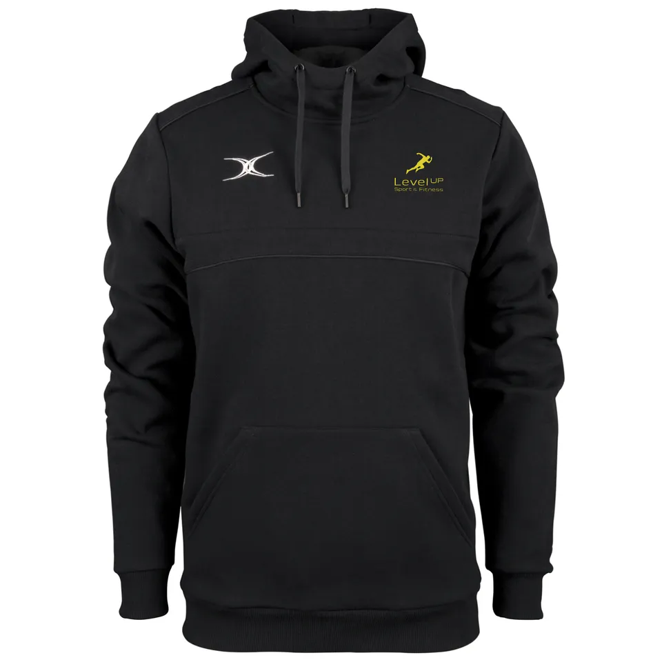 gilbert-rugby-photon-felpa-con-cappuccio-junior-levelup-nero image 1
