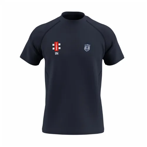 gray-nicolls-portsmouth-community-cc-senior-t-shirt-manica-corta-blu-navy-gts image 1