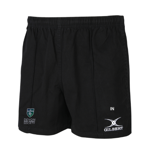 gilbert-rugby-kiwi-pro-shorts-devon-referees-adult-pantaloncini-arbitro-neri image 1
