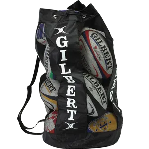 gilbert-rugby-new-tredegar-rfc-senior-barbarian-borsa-porta-palloni-nero image 1