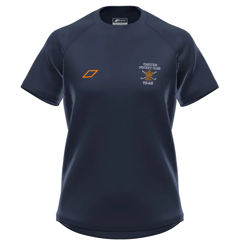 grays-chester-hockey-club-maglia-gts-manica-corta-donna-blu-navy image 1