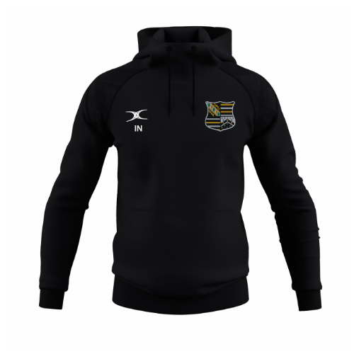 gilbert-rugby-oadby-wyggestonians-rfc-senior-felpa-con-cappuccio-gts-nera image 1