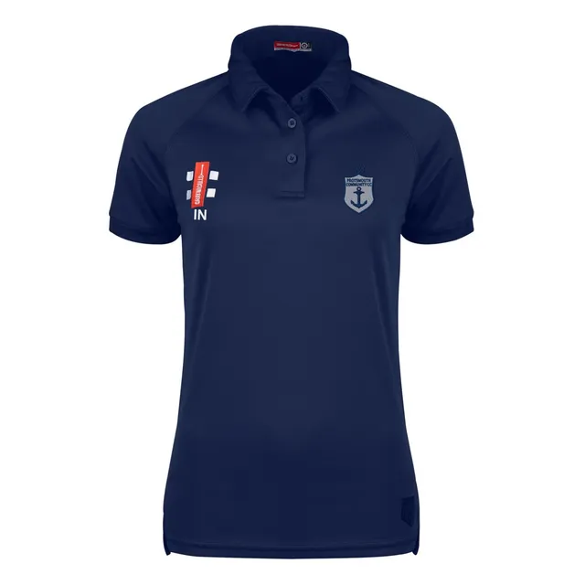 gray-nicolls-portsmouth-community-cc-donna-matrix-v2-polo-manica-corta-blu-navy image 1