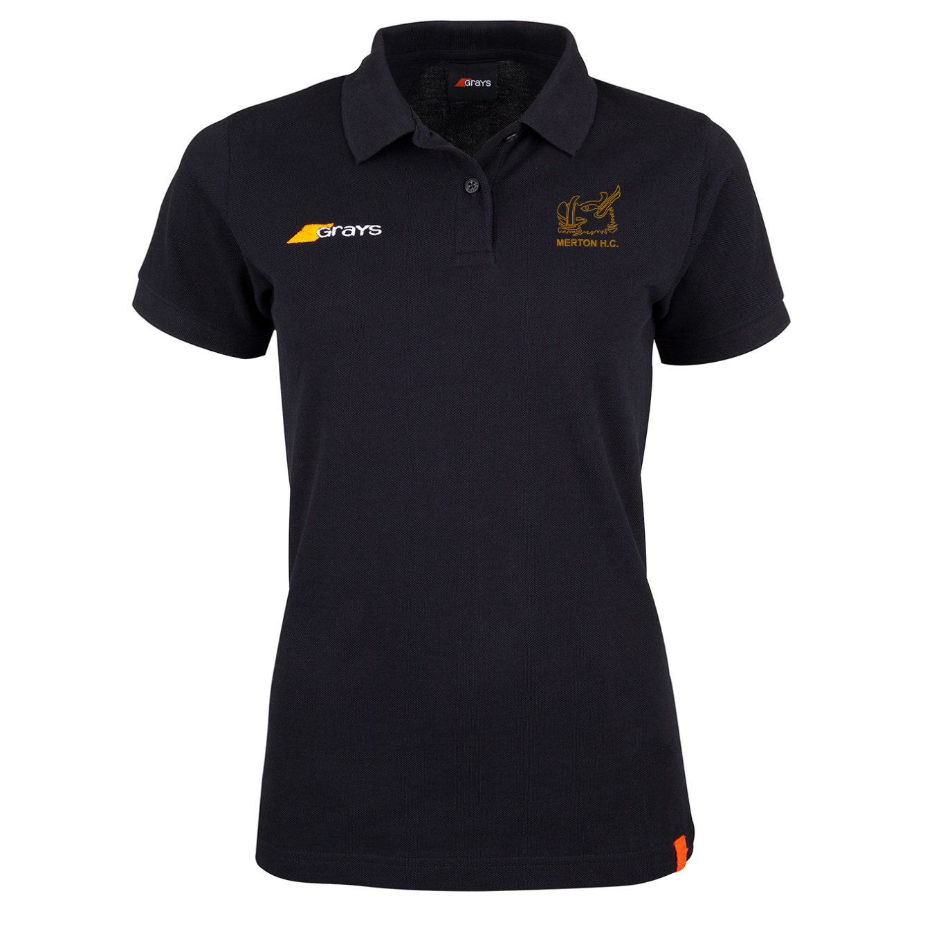 grays-tangent-polo-donna-merton-hc-nera-cotone-organico image 1