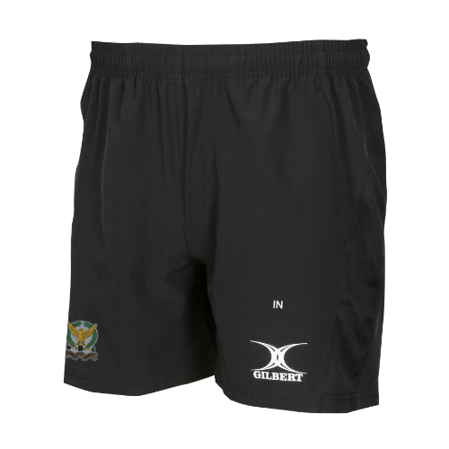 gilbert-rugby-llandaff-north-rfc-pantaloncini-leisure-neri-donna-adulto image 1