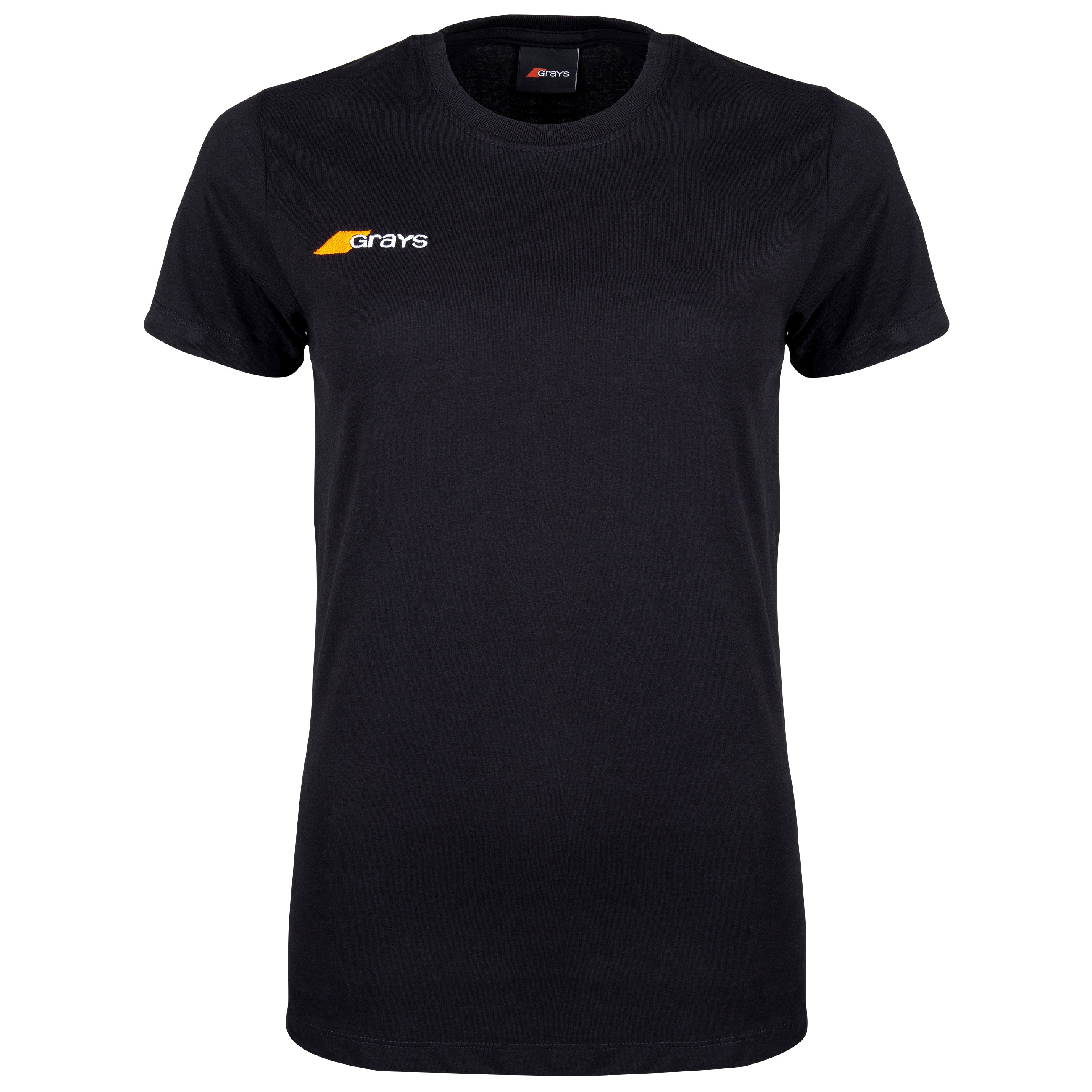 grays-tangent-t-shirt-donna-cotone-organico-nero-navy-bianco image 3