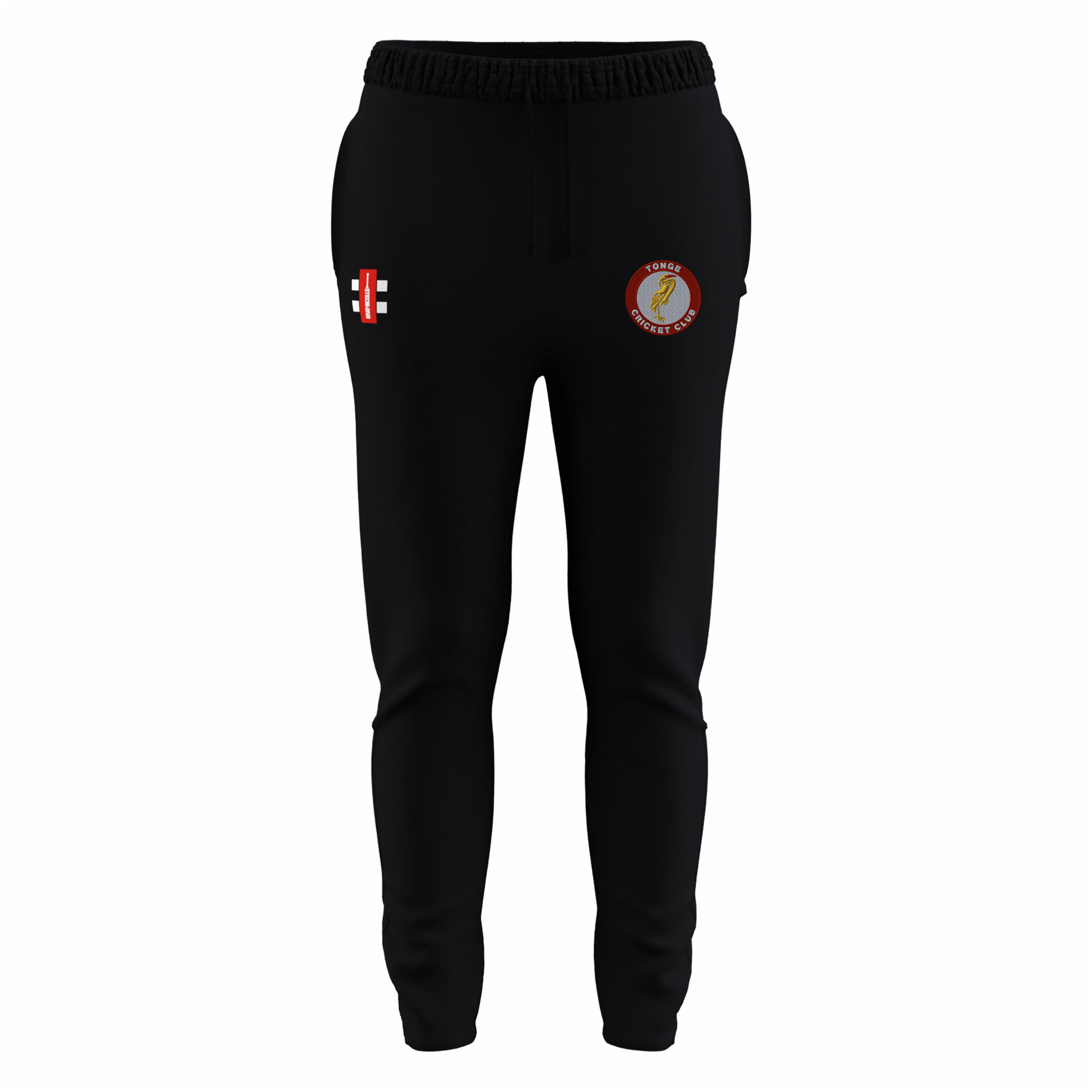 gray-nicolls-gts-pantaloni-training-tonge-cricket-club-donna-nero image 1