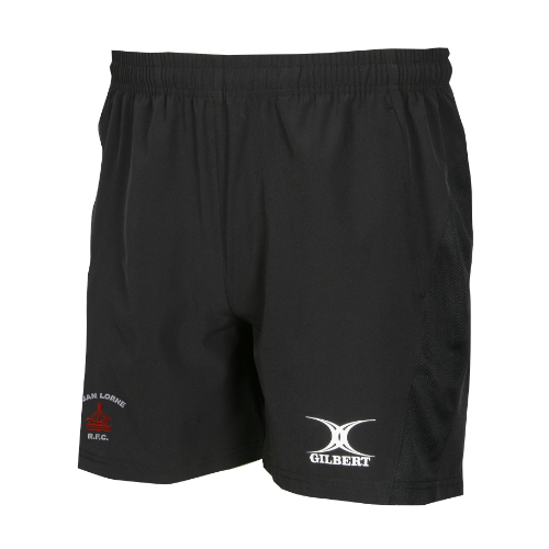 gilbert-rugby-oban-lorne-rfc-pantaloncini-leisure-senior-neri image 1