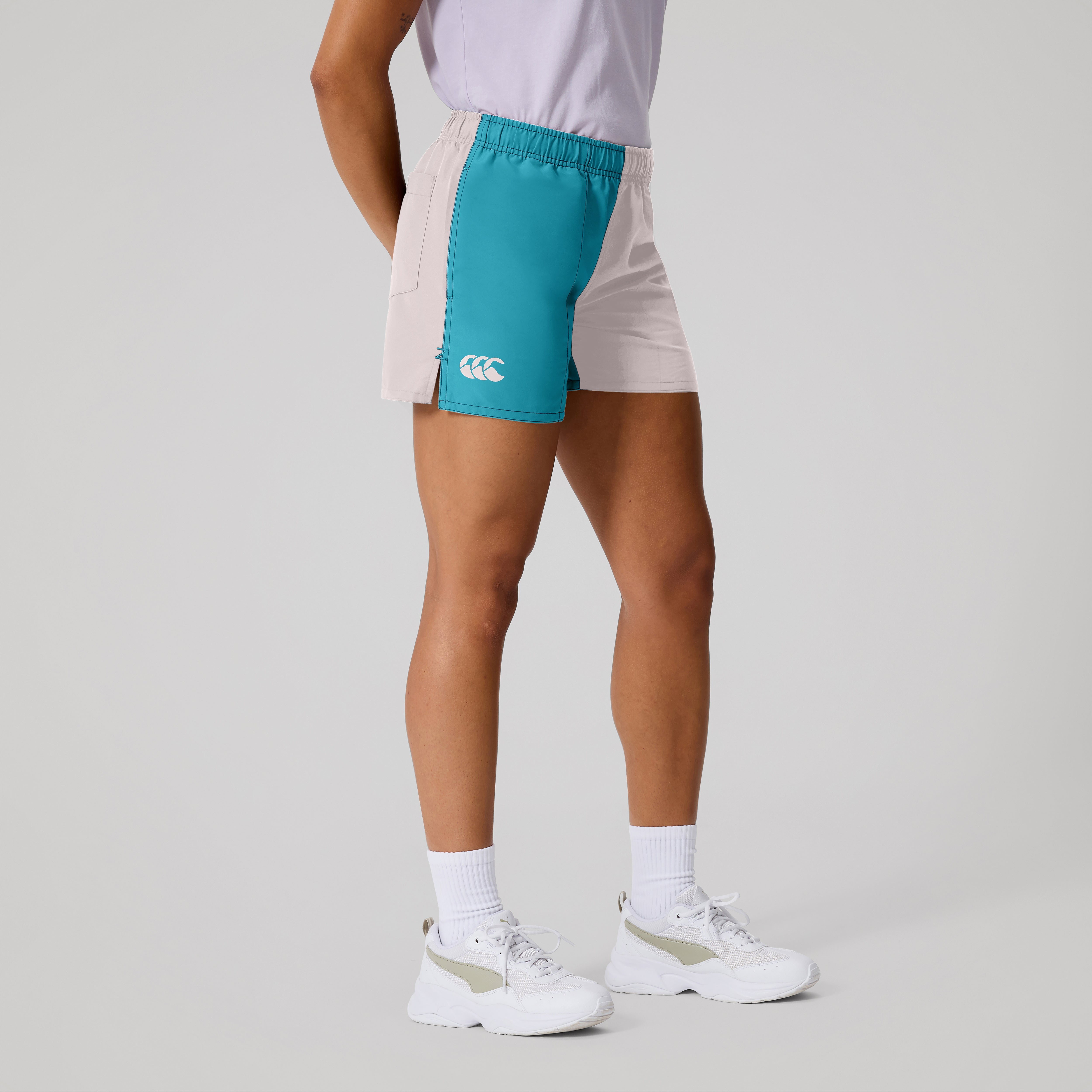 canterbury-fundamentals-harletic-shorts-pantaloncini-donna-blue image 3