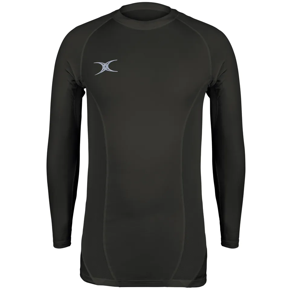 gilbert-rugby-harrogate-rufc-atomic-x-ii-baselayer-maglia-termica-senior-nero image 1