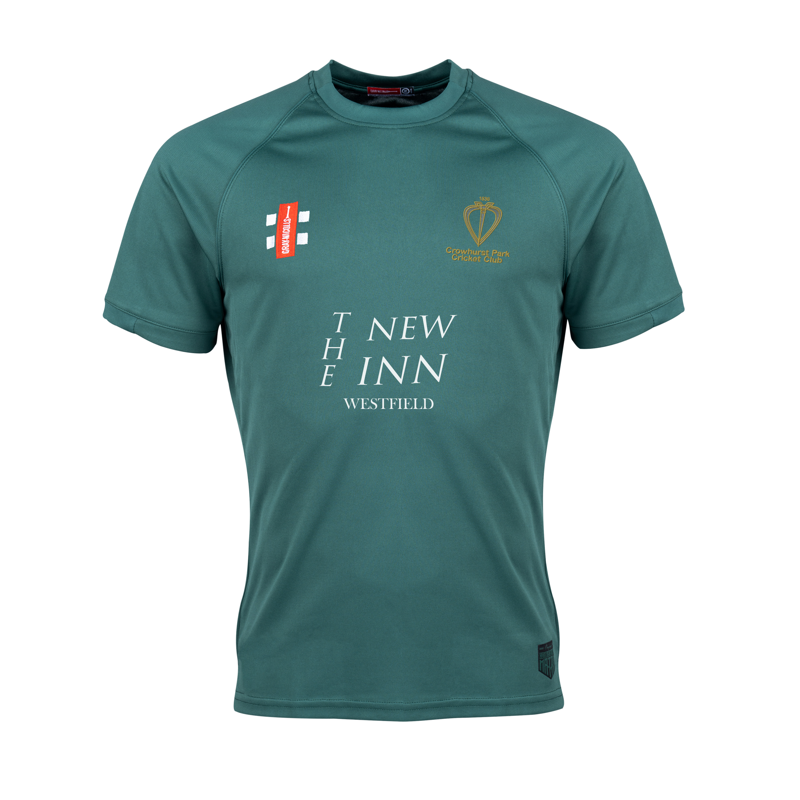 gray-nicolls-crowhurst-park-matrix-v2-t-shirt-cricket-donna-verde-manica-corta image 1