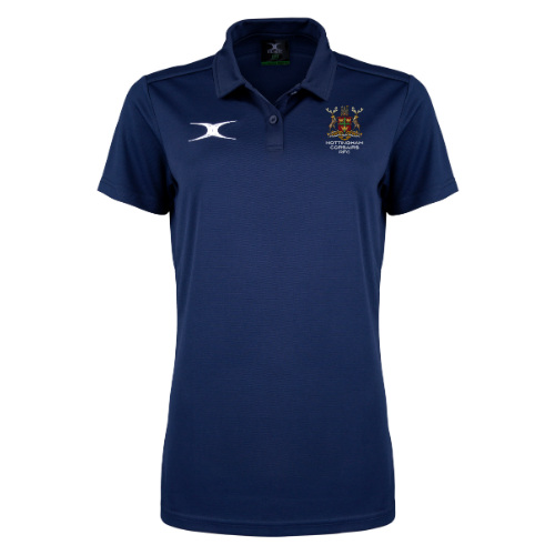 gilbert-rugby-nottingham-corsairs-rfc-donna-photon-ii-polo-dark-navy image 1