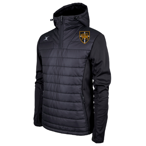 gilbert-rugby-esher-rfc-pro-giacchetto-quarter-zip-uomo-nero image 1