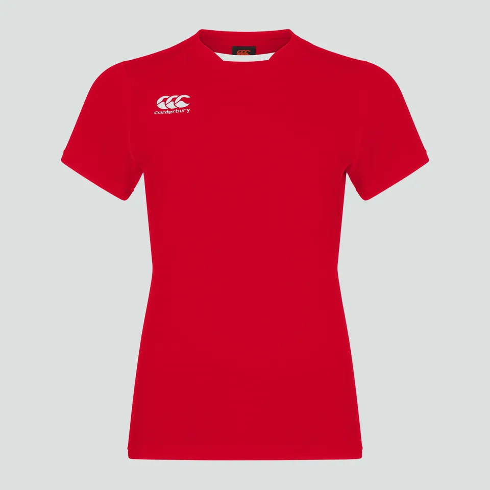 canterbury-club-dry-t-shirt-donna-rosso image 1