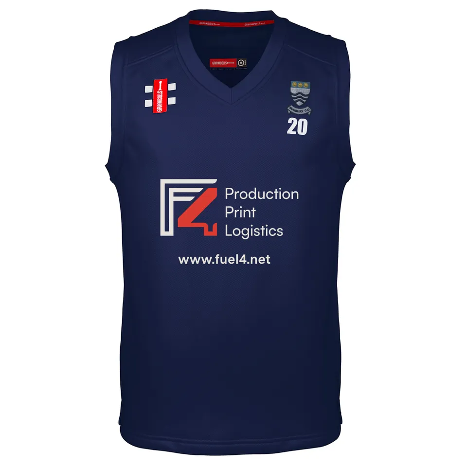 gray-nicolls-sunbury-cc-child-pro-performance-slipover-navy-gilet-match-bambino image 1