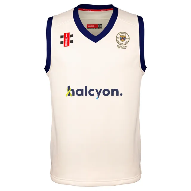 gray-nicolls-maghull-cc-pro-performance-slipover-match-senior-100th-year-avorio- image 1