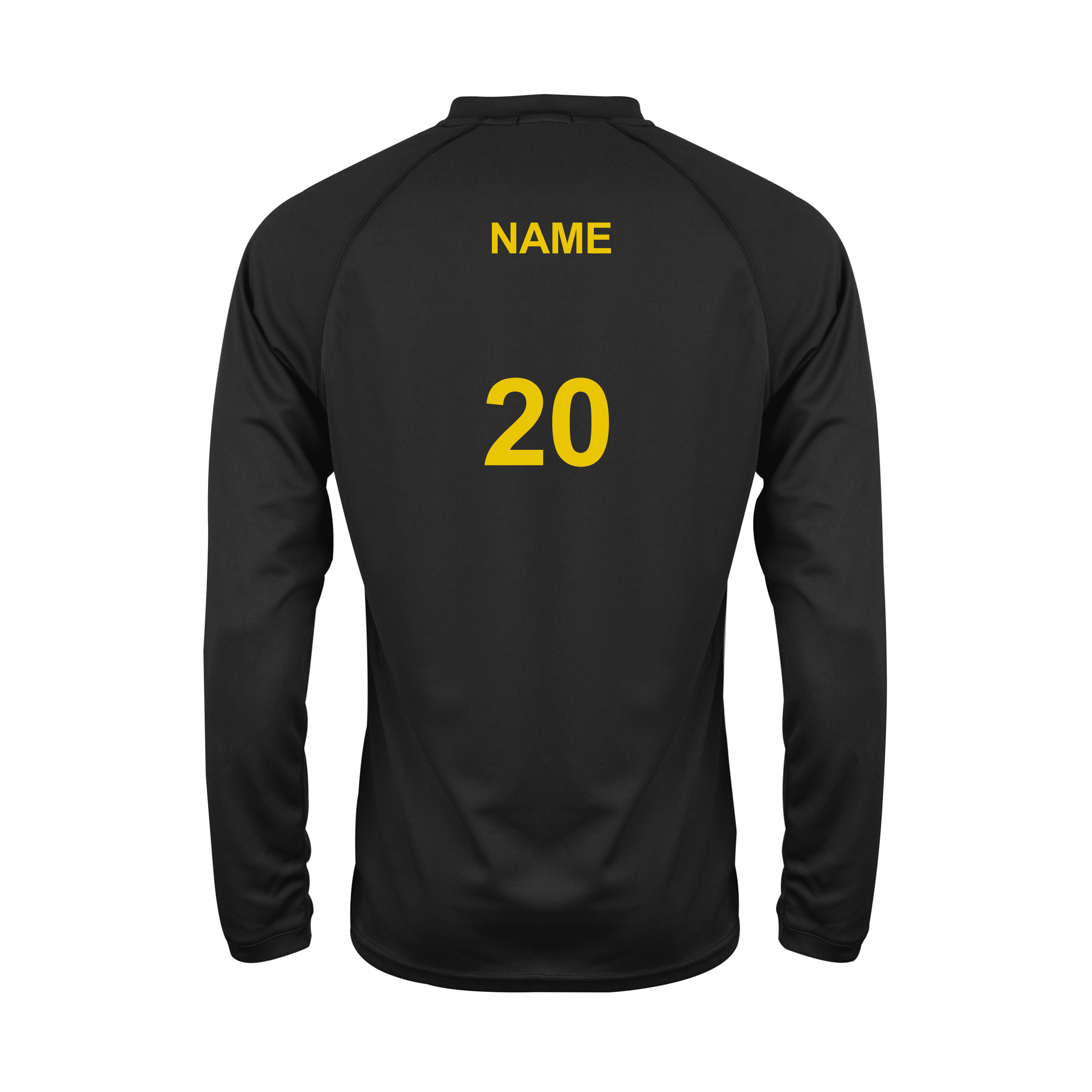 gray-nicolls-matrix-v2-t-shirt-cricket-manica-lunga-senior-nero image 2