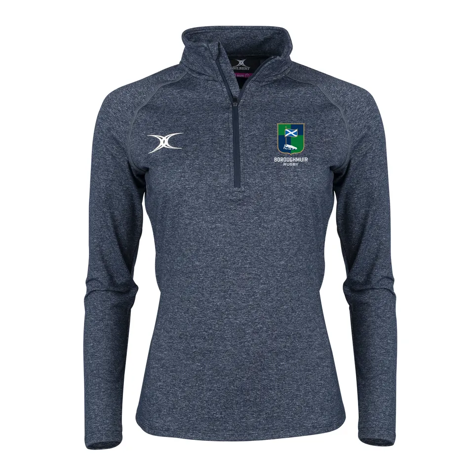 felpa-gilbert-rugby-synergie-warm-up-top-boroughmuir-adulto-blu-navy image 1