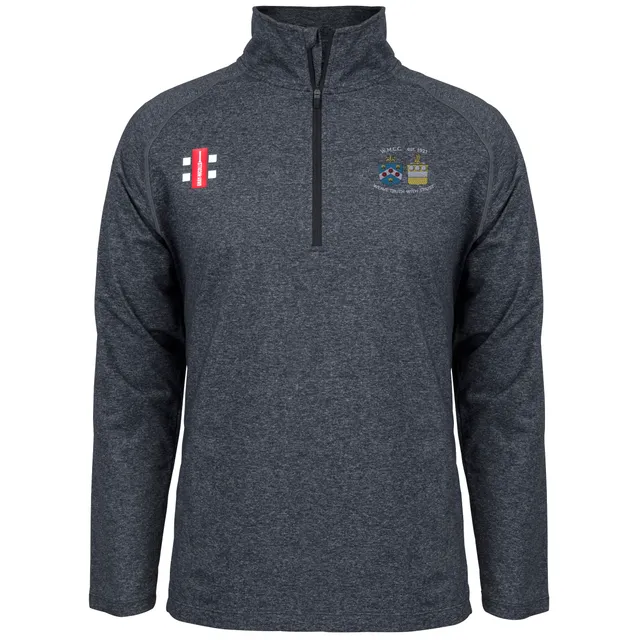 gray-nicolls-witney-mills-cc-senior-black-velocity-mid-layer-1-2-zip image 1