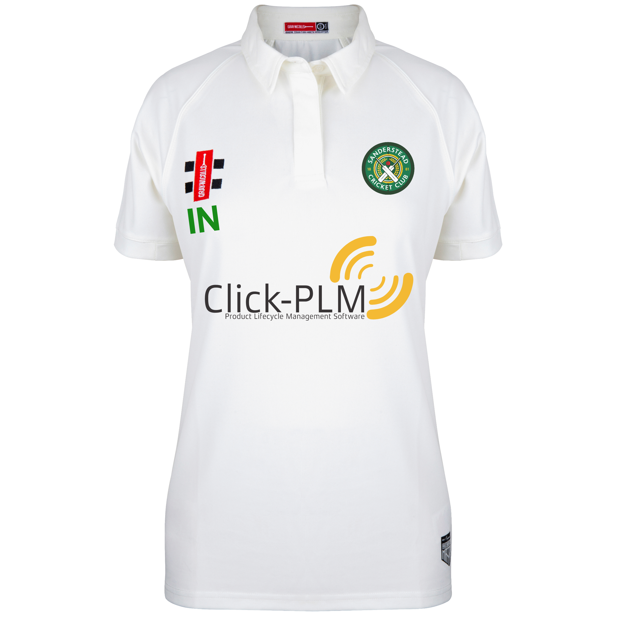 gray-nicolls-matrix-v2-maglia-cricket-sanderstead-cc-donna-senior-manica-corta-a image 1