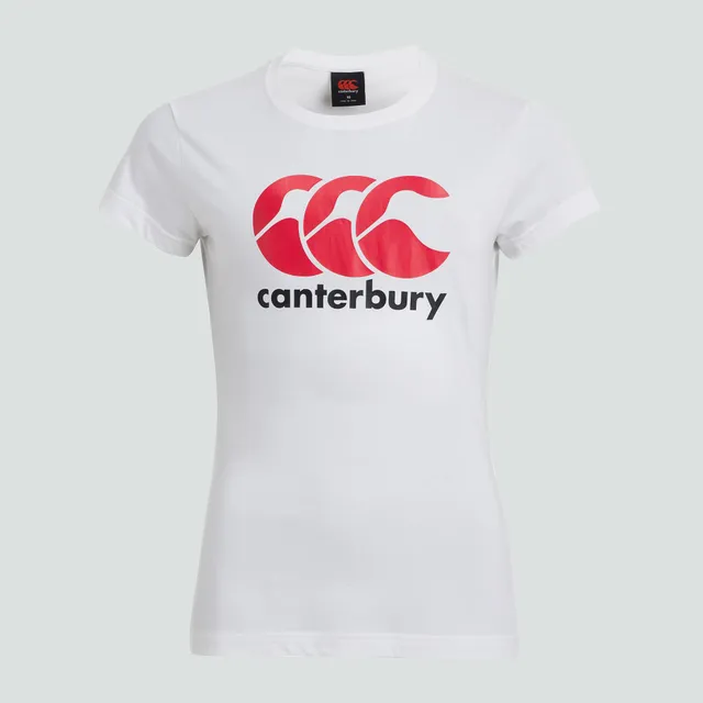 canterbury-ccc-logo-maglietta-donna-bianco image 1