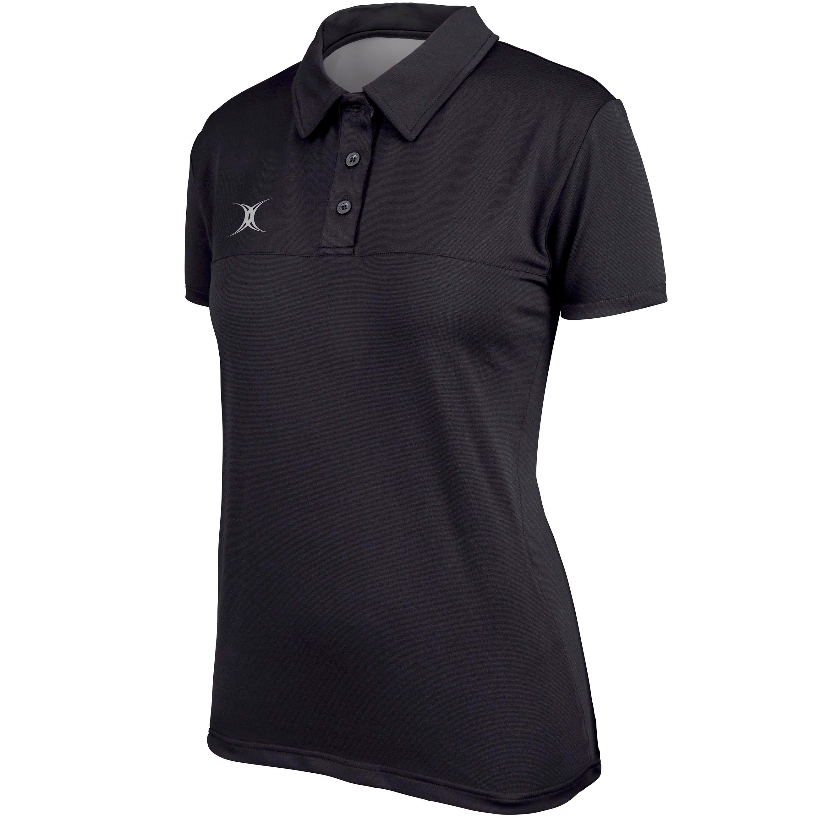 gilbert-rugby-pro-polo-donna-rugby-nera image 2