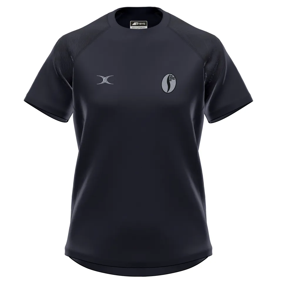 gilbert-rugby-rugga-coffee-gts-t-shirt-donna-manica-corta-nera image 1