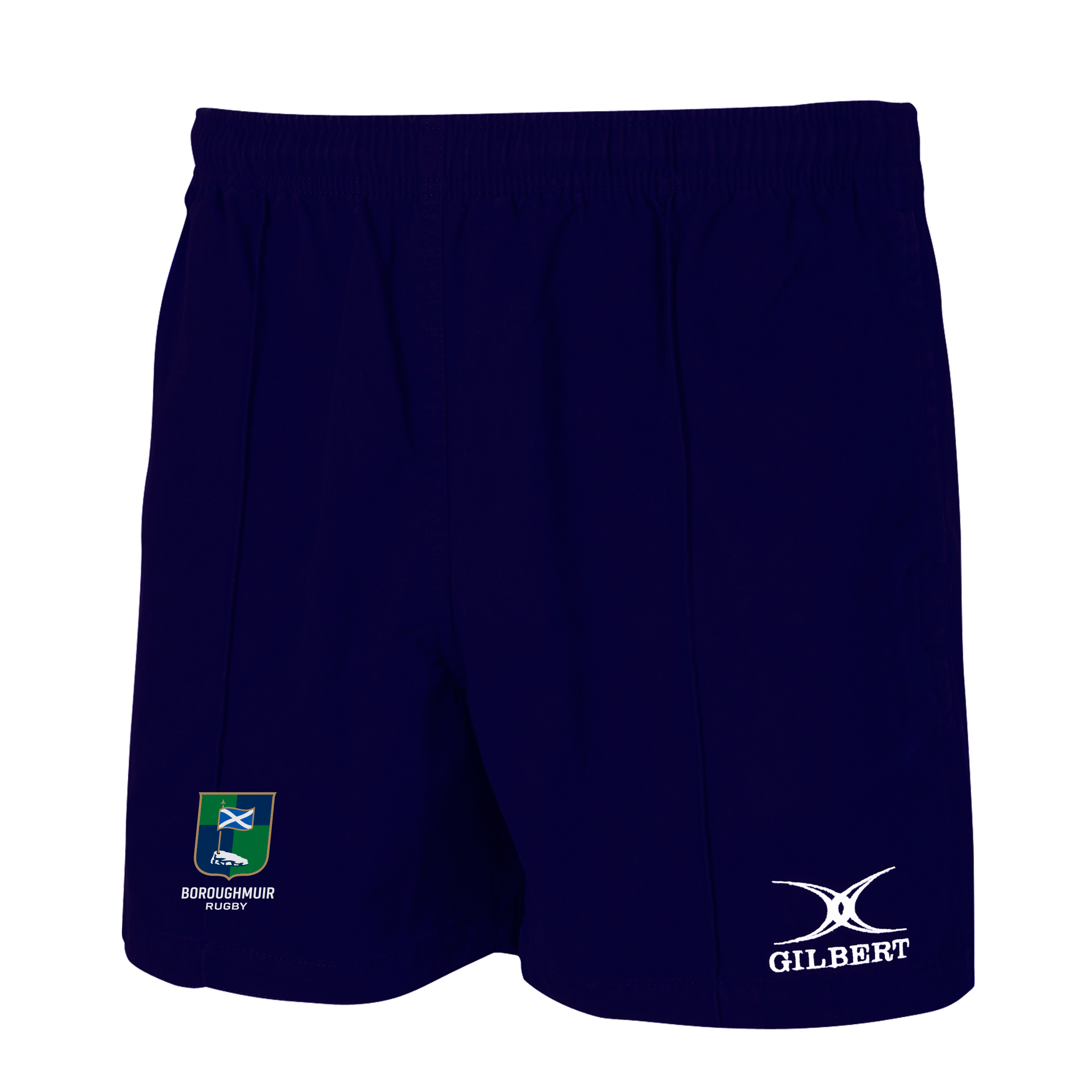 gilbert-rugby-boroughmuir-kiwi-pro-shorts-bambino-blu-navy image 1