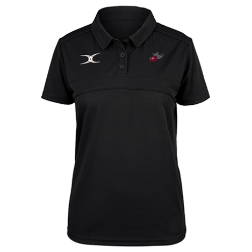 gilbert-rugby-orkney-rfc-photon-polo-donna-nera-manica-corta image 1