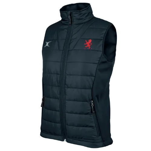 gilbert-rugby-london-scottish-f-c-donna-pro-body-warmer-blu-navy image 1