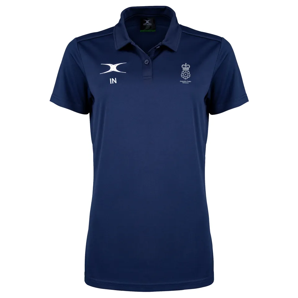 gilbert-rugby-hampshire-referees-photon-ii-polo-manica-corta-blu-navy-senior image 1