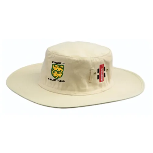 gray-nicolls-kibworth-cc-adult-cappello-da-sole-cricket-crema image 1