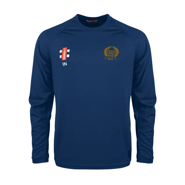 gray-nicolls-old-rutlishians-cc-matrix-v2-t-shirt-manica-lunga-senior-blu-navy image 1