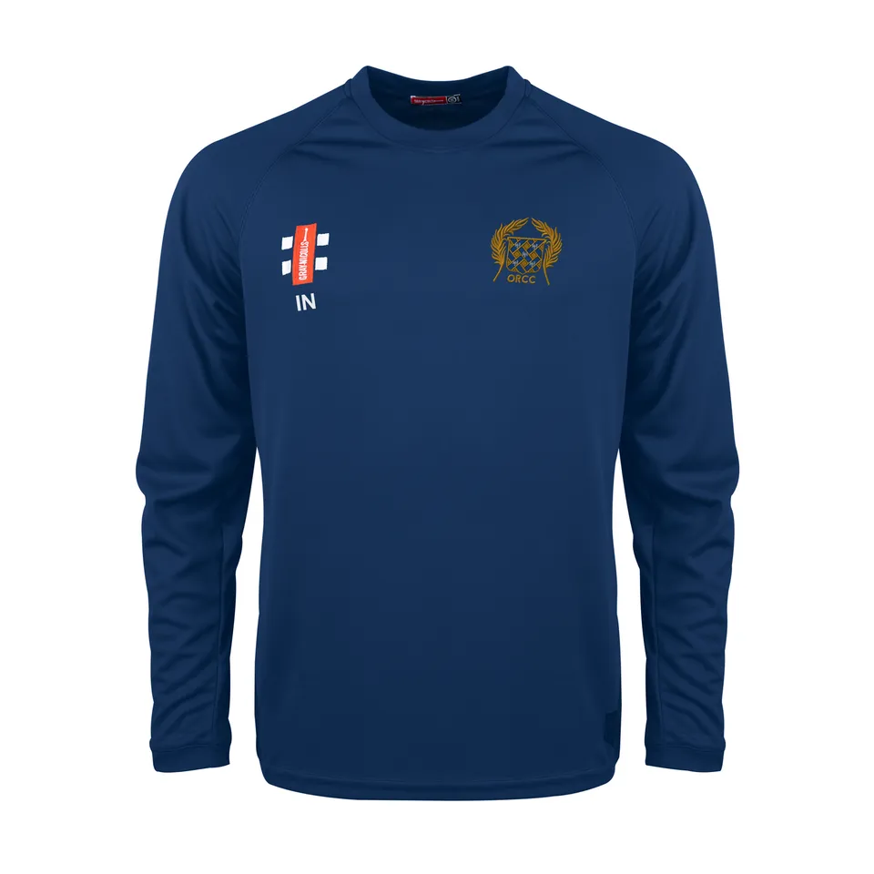 gray-nicolls-old-rutlishians-cc-matrix-v2-t-shirt-manica-lunga-senior-blu-navy image 1