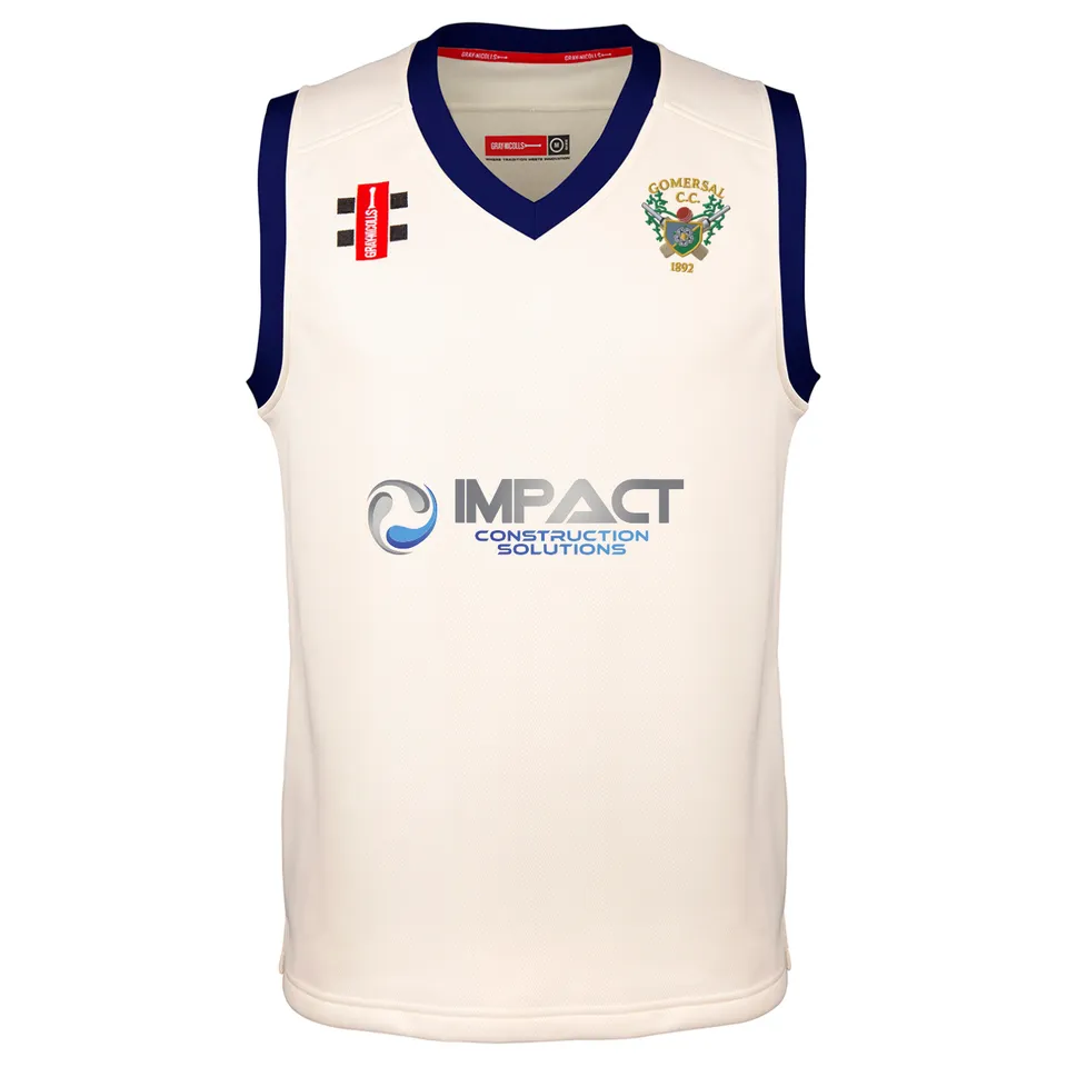 gray-nicolls-gomersal-cricket-club-senior-pro-performance-match-slipover-avorio- image 1