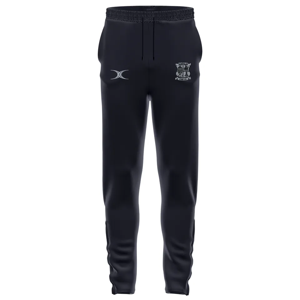 gilbert-rugby-lydney-rfc-senior-black-gts-pantaloni-training-trousers-ub image 1