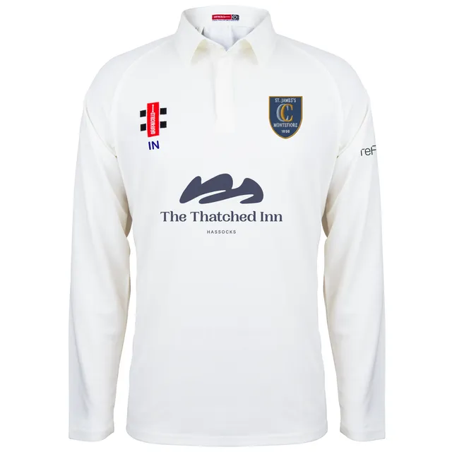 gray-nicolls-matrix-maglia-cricket-senior-manica-lunga-st-james-montefiore-avori image 1