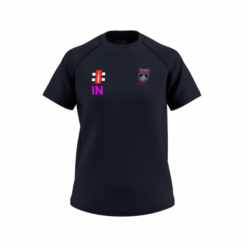 gray-nicolls-gts-t-shirt-cricket-manica-corta-donna-blu-navy-scuro image 1
