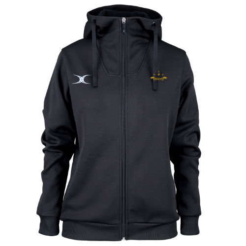 gilbert-rugby-crowthorne-rfc-pro-felpa-con-cappuccio-donna-nera image 1