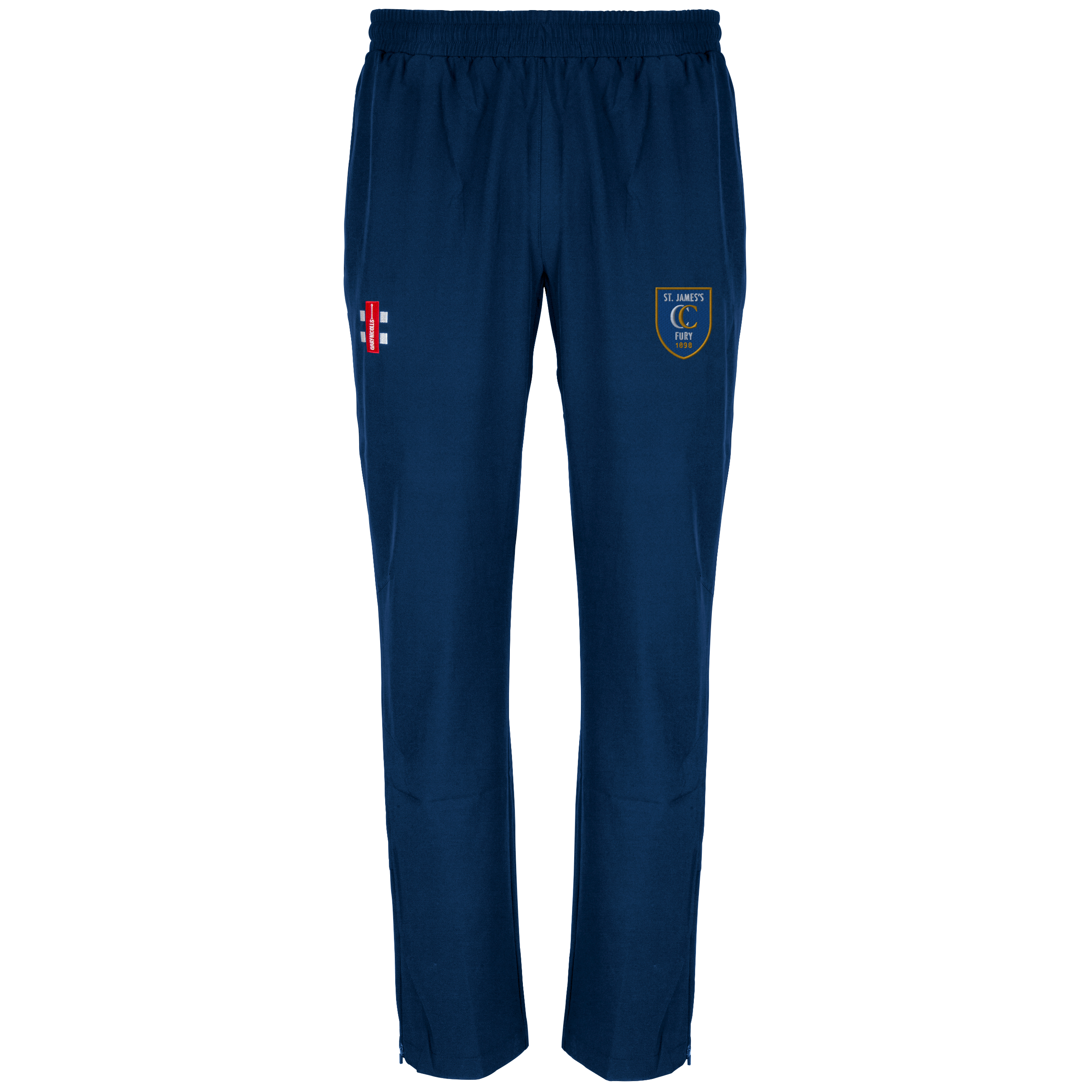 gray-nicolls-velocity-track-trousers-pantaloni-training-st-james-fury-navy image 1