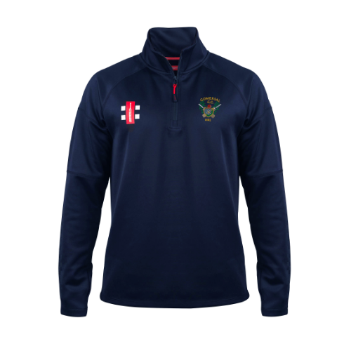 gray-nicolls-gomersal-cc-senior-pro-thermo-fleece-navy-1-4-zip image 1