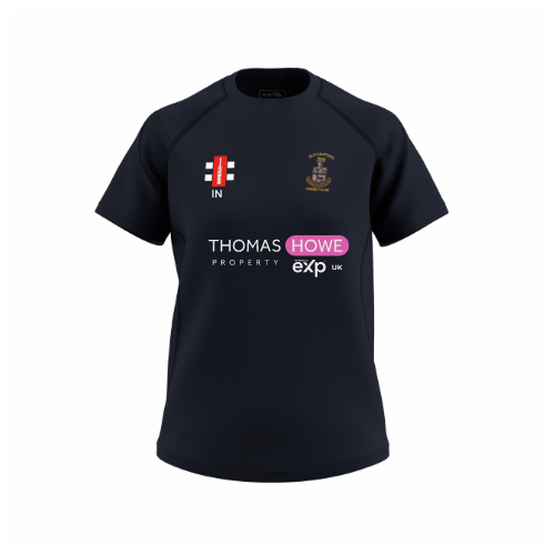 gray-nicolls-old-colfeians-cc-donna-gts-t-shirt-manica-corta-blu-navy image 1