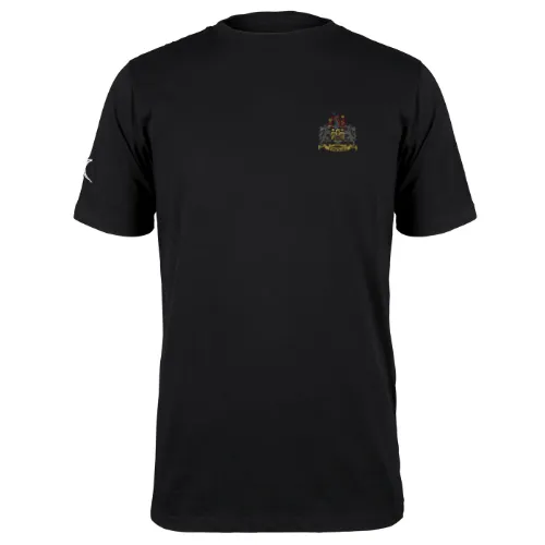 gilbert-rugby-newcastle-staffs-rufc-quest-t-shirt-uomo-adulto-nera image 1