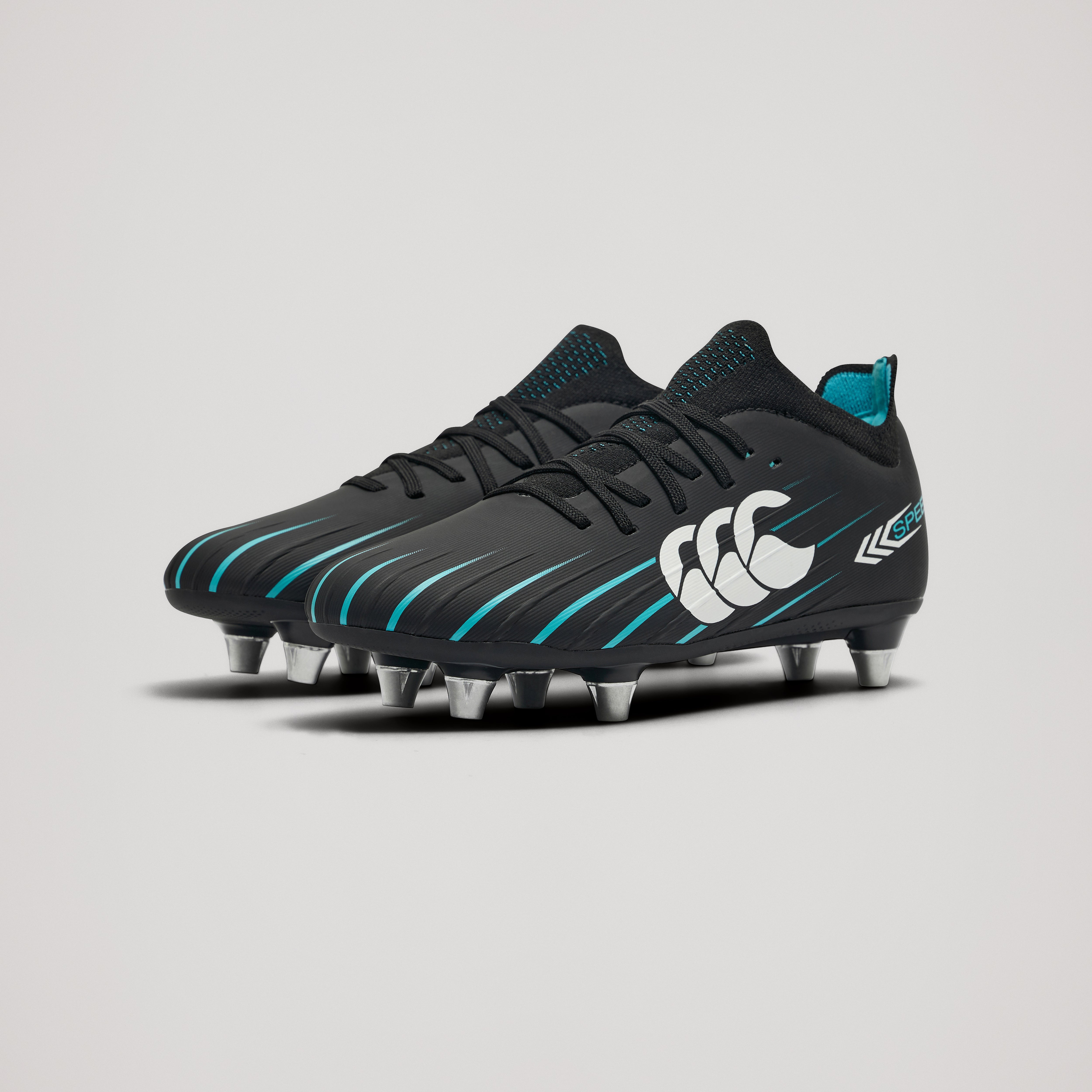 canterbury-speed-falcon-2-0-pro-sg-junior-unisex-scarpe-rugby-nero image 4