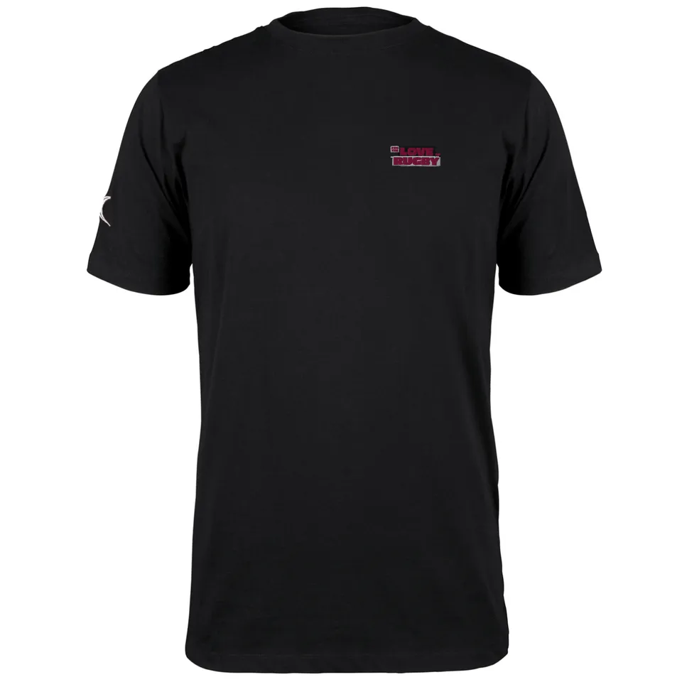 gilbert-rugby-for-the-love-of-rugby-quest-mens-tee-nera-senior-t-shirt-cotone-or image 1