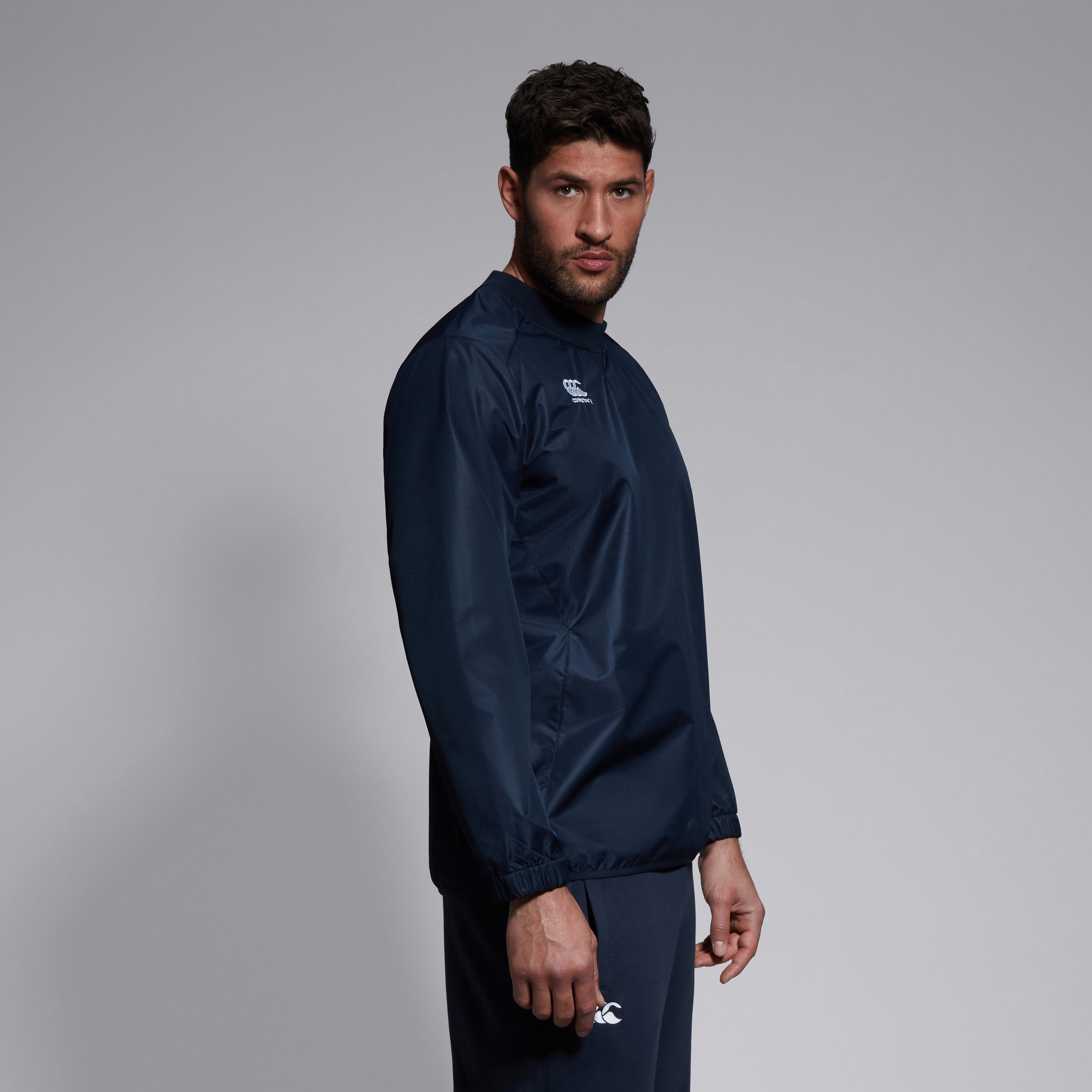 canterbury-club-vaposhield-contact-top-maglia-allenamento-antipioggia-uomo-blu-n image 3