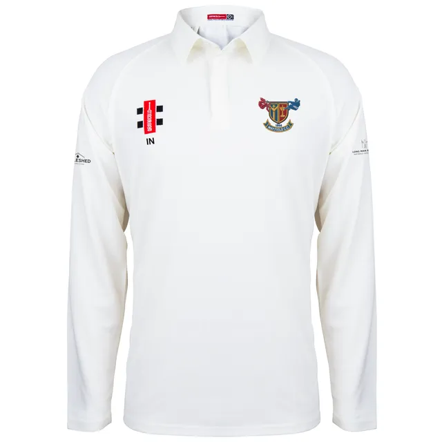 gray-nicolls-mayfield-cc-matrix-v2-maglia-cricket-manica-lunga-avorio-senior image 1