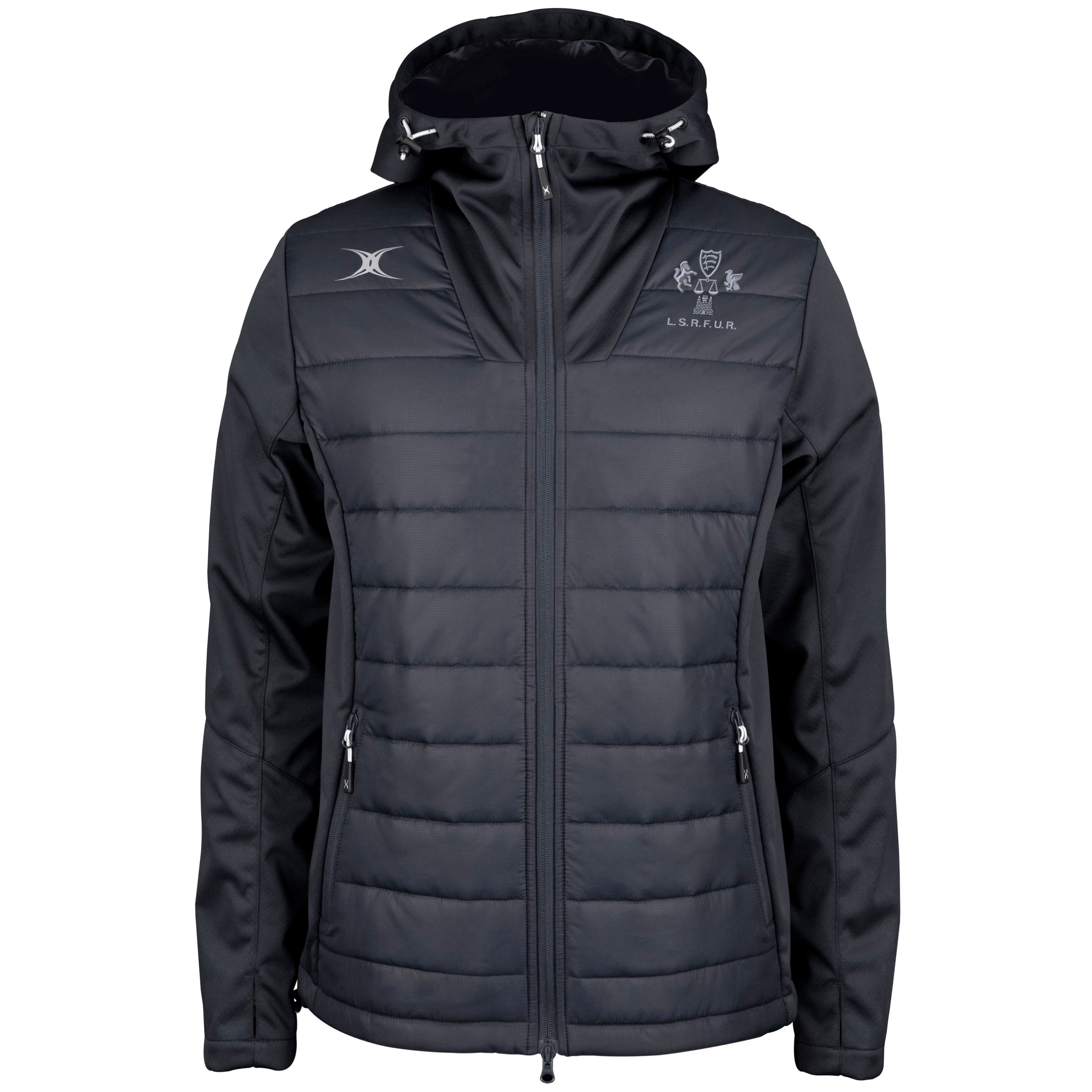 gilbert-rugby-london-society-referees-giacca-full-zip-pro-active-senior-nero image 1